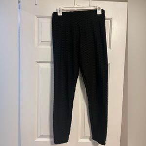 Booty Lifting Leggings (Black, Size XL)